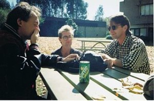 Playwright's Conference Canberra 1980's. Ian Watson, Andrew Lewis, Noel Hodda
